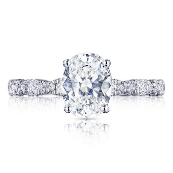Oval Solitaire Engagement Ring HT2559OV
