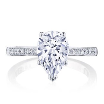 Pear Solitaire Engagement Ring P1022PS
