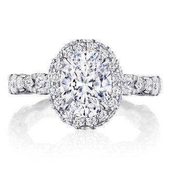 Oval Bloom Engagement Ring HT2653OV
