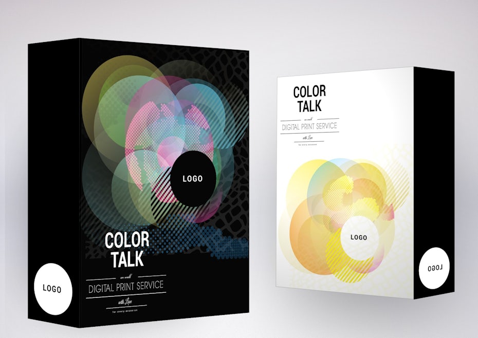 Color trends 2020 example: transparent color Talk packaging