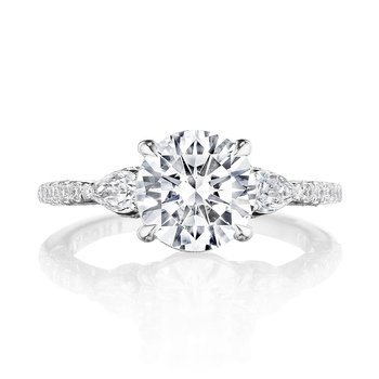 Round 3-Stone Engagement Ring 269417RD