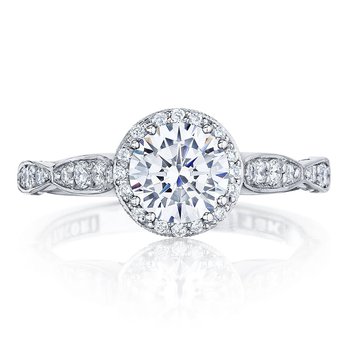 Round Bloom Engagement Ring 39-2RD