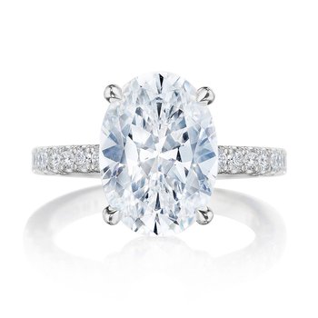 Oval Solitaire Engagement Ring 269022OV