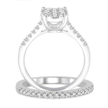 Lovebrite Diamond Oval Engagement Ring 210-18-1745