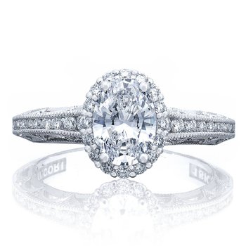Oval Bloom Engagement Ring 2618OV