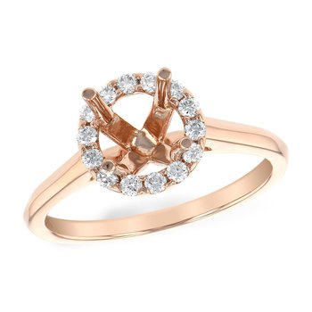 14KT Gold Semi-Mount Engagement Ring B239-91419