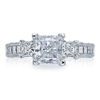 Princess 3-Stone Engagement Ring HT2430_