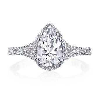 Pear Bloom Engagement Ring 2672PS