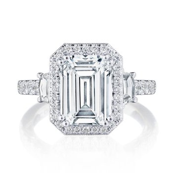 Emerald 3-Stone Engagement Ring 269322EC