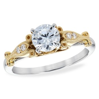 14KT Gold Semi-Mount Engagement Ring A244-46892