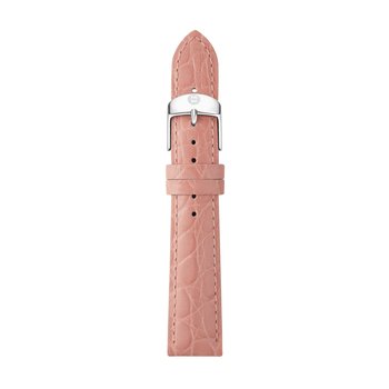 18mm Blush Embossed Crocodile Leather Strap MS18AA820429