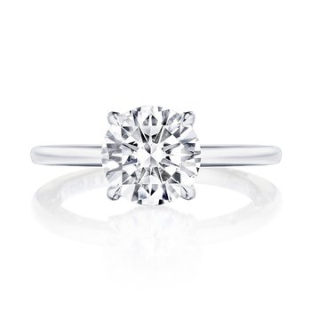 Round Solitaire Engagement Ring 268917RD