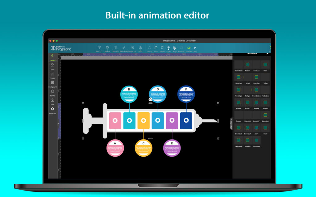 Drawtify Infographic Creator helps everyone easily create an infographic that everyone loves.