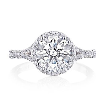 Round Bloom Engagement Ring 2672RD