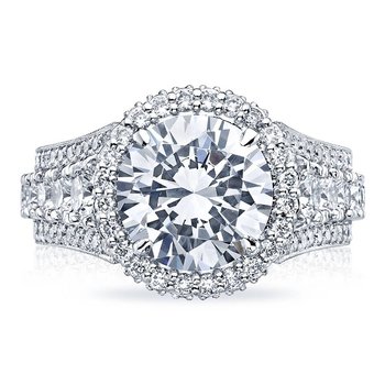 Round Bloom Engagement Ring HT2613RD