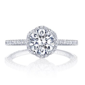 Round Bloom Engagement Ring HT257215RD