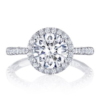 Round Bloom Engagement Ring HT2571RD
