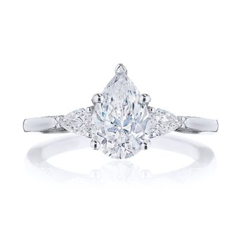 Pear 3-Stone Engagement Ring 2668PS