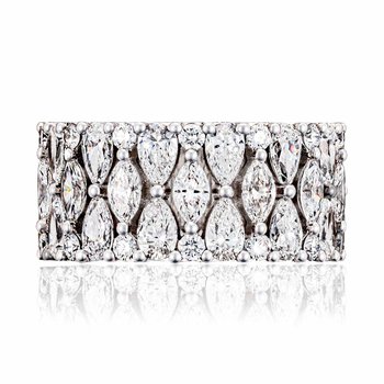 Marquise and Pear Diamond Band HT2693B75