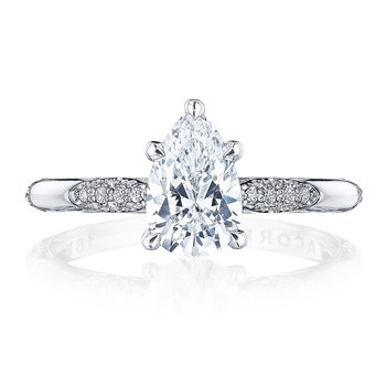 Pear Solitaire Engagement Ring HT2582PS
