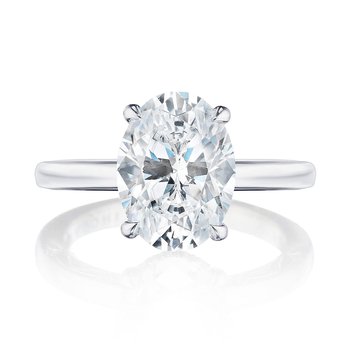 Oval Solitaire Engagement Ring 268922OV