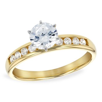 14KT Gold Semi-Mount Engagement Ring F060-86892