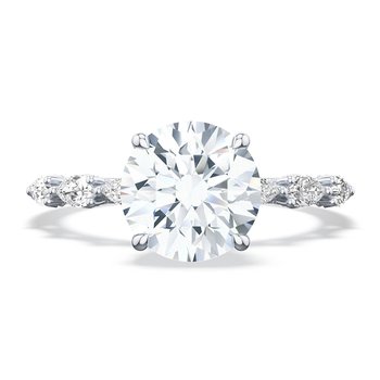 Round Solitaire Engagement Ring 2687RD