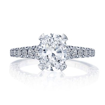 Oval Solitaire Engagement Ring HT2579OV