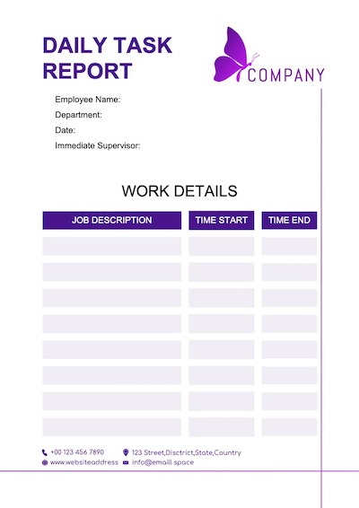 This is a sample of Drawtify's online free report maker.