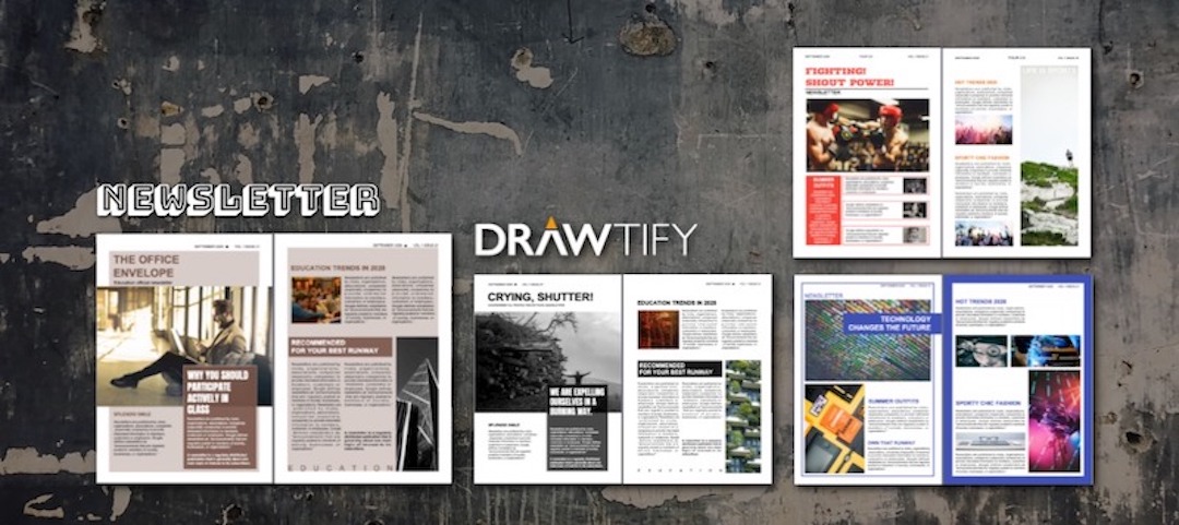 How to make a newsletter with Drawtify?