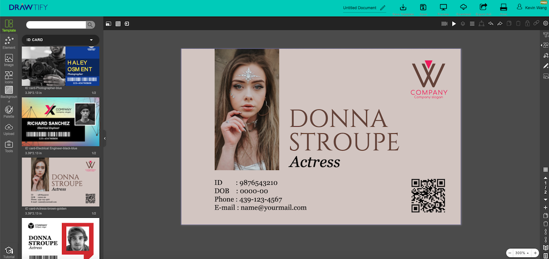 How to make ID cards with Drawtify?