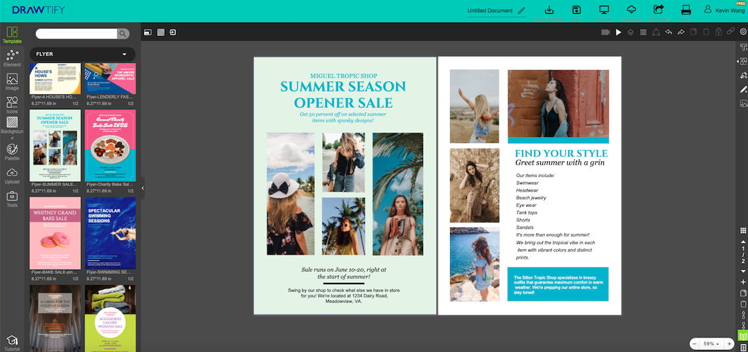 How to create a flyer with Drawtify to powerful marketing？
