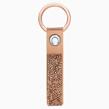 Glam Rock Key Ring, Pink Gold, Rose-gold tone plated 5510797