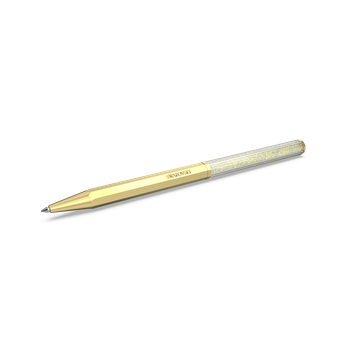 Crystalline ballpoint pen, Octagon shape, Gold tone, Gold-tone plated 5654060