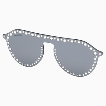 Swarovski Click-on Mask for Sunglasses, SK5329-CL 16C, Gray 5483816