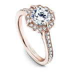 Our Top 20 Bridal Picks Noam Carver Vintage Halo Engagement Ring 140-16-33