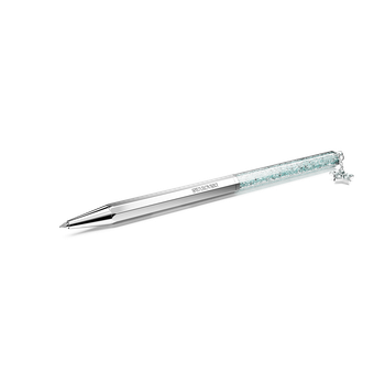 Crystalline ballpoint pen, Star, Blue, Chrome plated 5669929