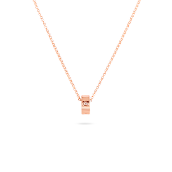 18K Gold Poi Moi Rondel Necklace - 18K Rose Gold 7771358AXCH0