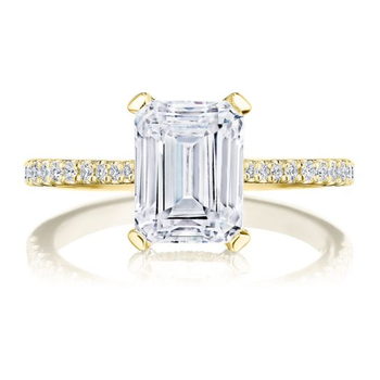 Simply Tacori Emerald Engagement Ring 195-12-642