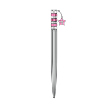 Celebration 2023 ballpoint pen, Star, Pink, Chrome plated 5653398