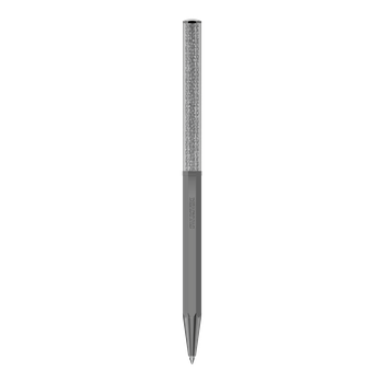 Crystalline ballpoint pen, Octagon shape, Gray, Graphite plated 5654064