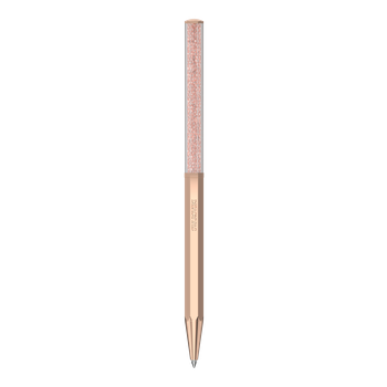 Crystalline ballpoint pen, Octagon shape, Rose gold tone, Rose gold-tone plated 5654065
