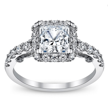 Verragio Insignia Princess Halo Engagement Ring 830-28-320