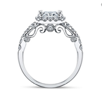 Our Top 20 Bridal Picks Verragio Insignia Princess Halo Engagement Ring 830-28-320