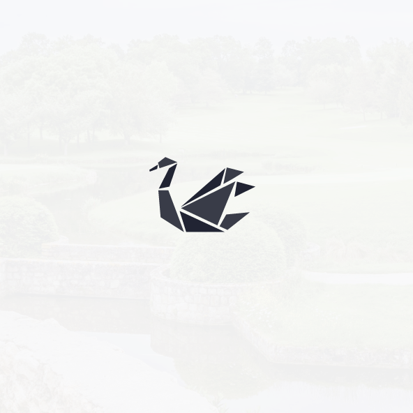 Origami swan logo