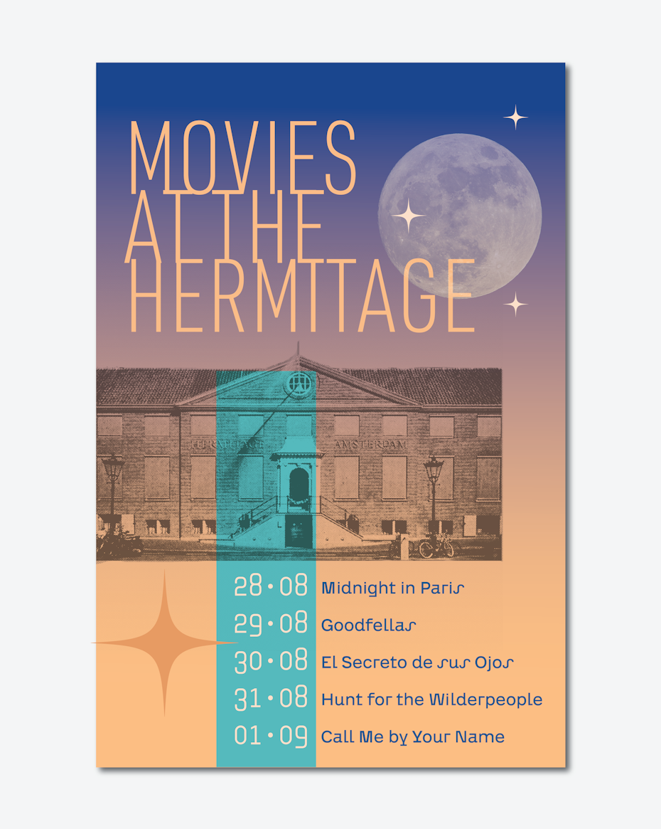 Outdoor film festival poster