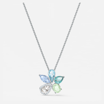 Sunny Necklace, Light multi-colored, Rhodium plated 5518414