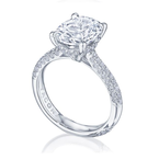 Our Top 20 Bridal Picks Tacori RoyalT Engagement Ring with domed pave diamond band 195-20-809