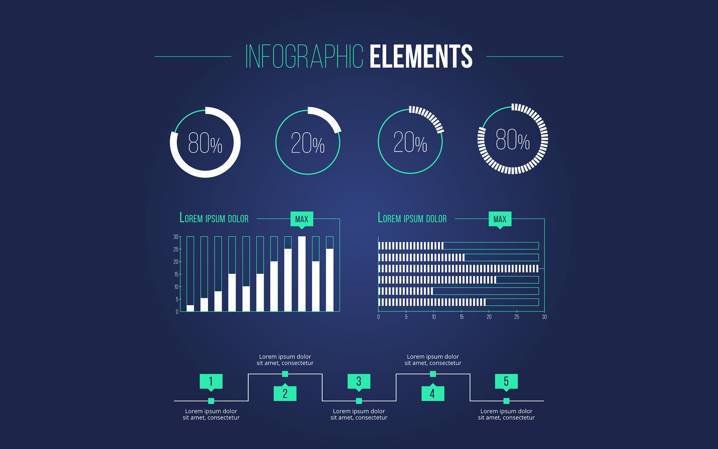 infographic poster elements